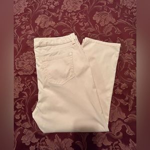 Jones New York Jeans Size 12P 5 Pocket Chelsea Cuffed Capri